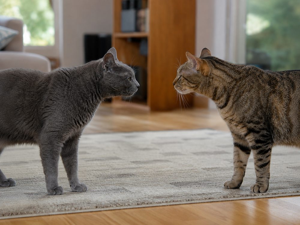 Cómo presentar a un gato nuevo con otro gato en casa