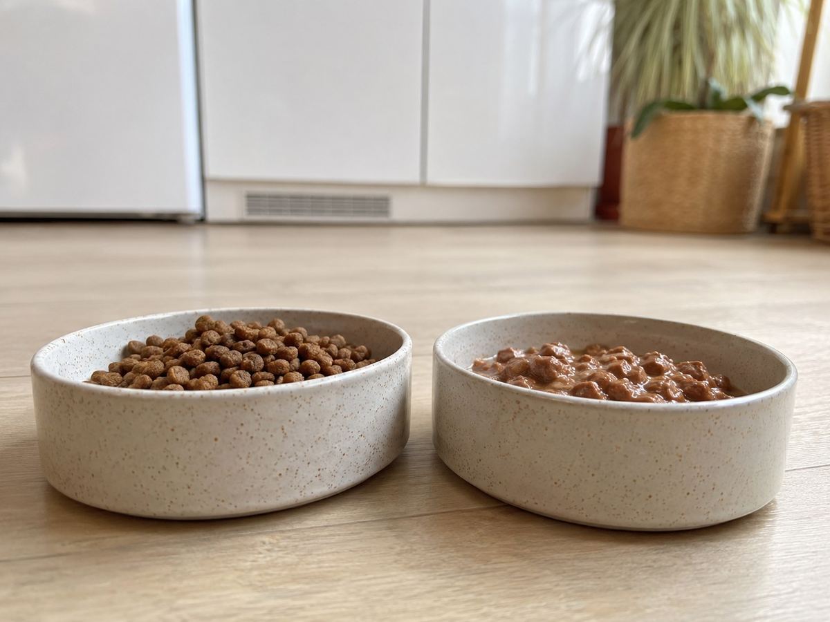 Pienso seco o húmedo para gatos: cuál elegir
